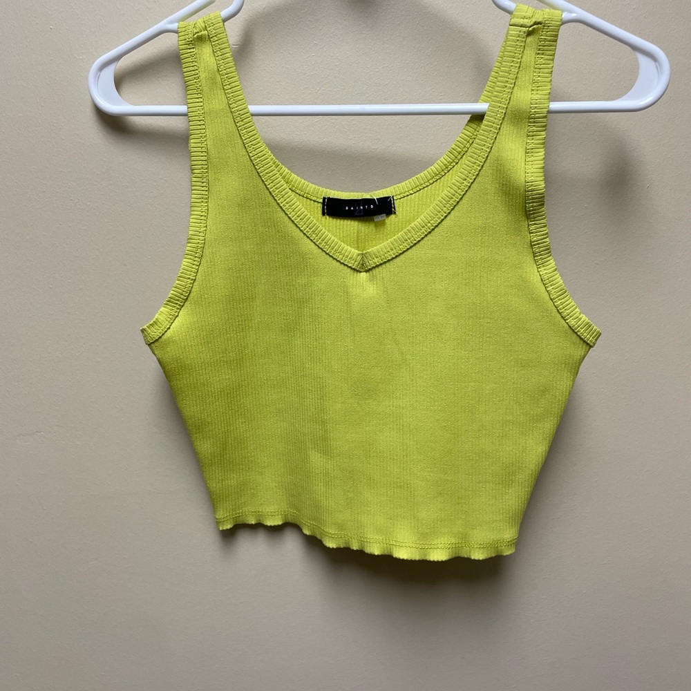 All Saints Ribbed Tank Top - Picture 3 of 4